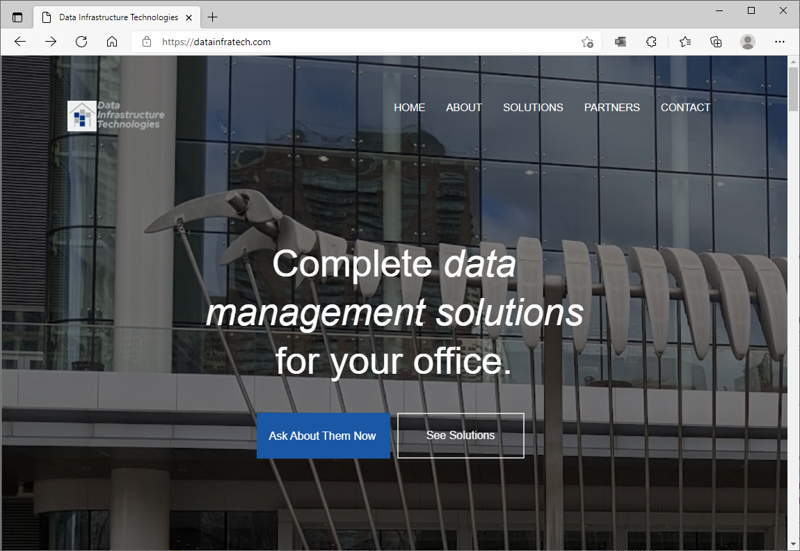 Data Infrastructure Technologies